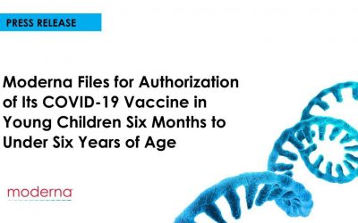 Moderna ha chiesto alla FDA di autorizzare il suo vaccino COVID per “uso di emergenza” nei bambini sotto i 6 anni.