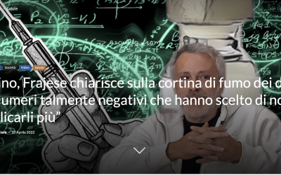 Vaccino, Frajese: “Numeri talmente negativi hanno scelto di non pubblicarli più”