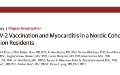 Nuovo Studio dalla Scandinavia: I BENEFICI NON SUPERANO PIU’ I RISCHI. Infiammazione cardiaca dopo l’iniezione di mRNA aumenta troppo