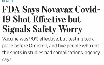 La FDA afferma che Novavax Covid-19 è efficace ma segnala preoccupazione per la sicurezza