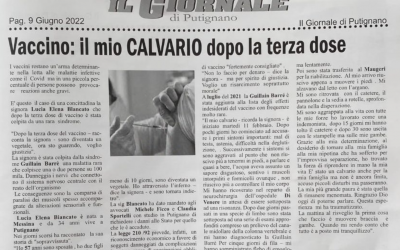 Vaccino: il mio CALVARIO dopo la terza dose. Testimonianza