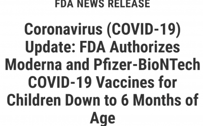 La FDA autorizza le iniezioni di mRNA contro il COVID per “uso di emergenza” nei bambini sotto i 5 anni